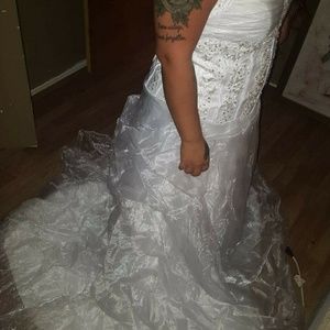 Two wedding dresses